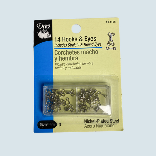 Broche Gancho pequeño Plata (14uds)