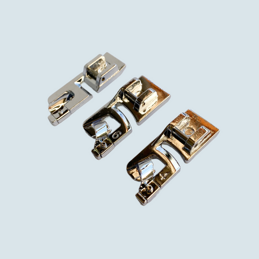 Kit prensatelas dobladillo (3mm, 4mm, 6mm)