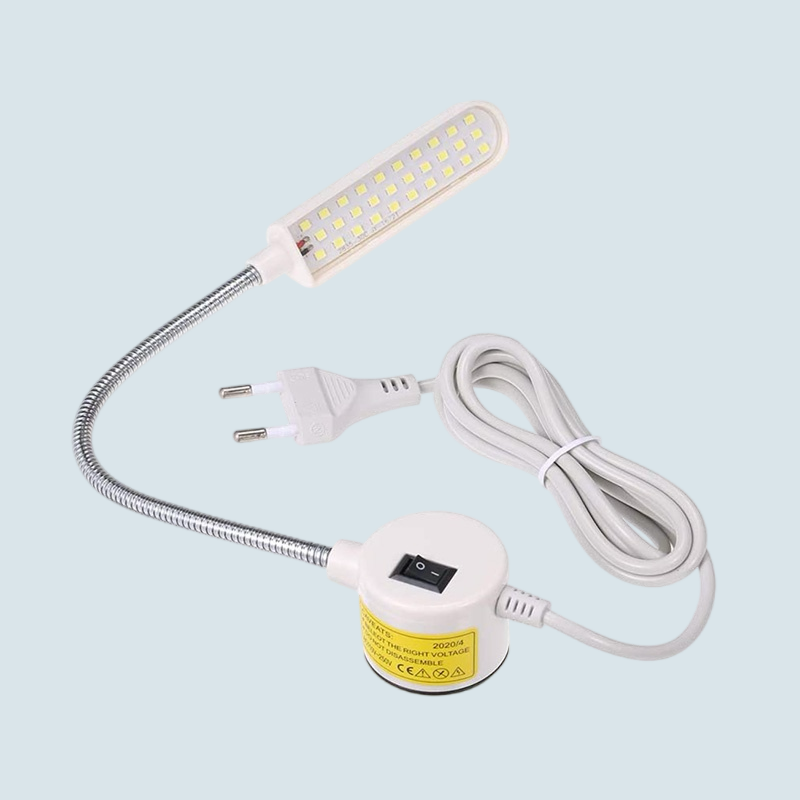 Lámpara para máquina de coser Imantada