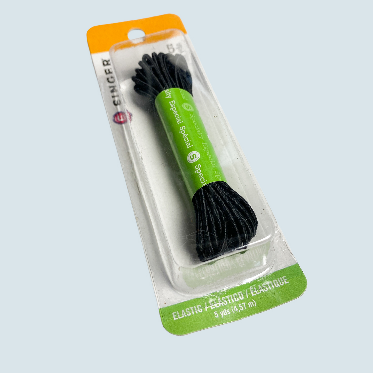 Elástico negro redondo 4,57 metros
