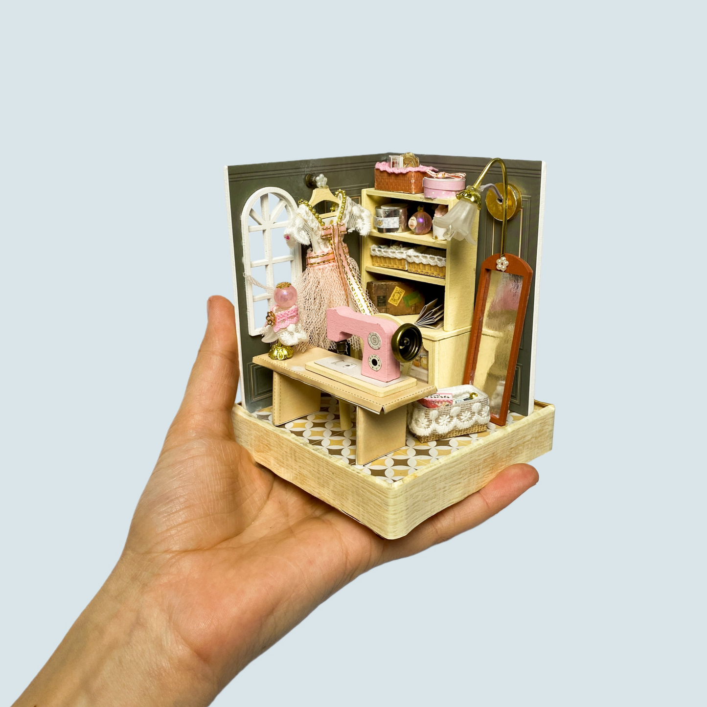 Taller de costura Miniatura- Set para armar