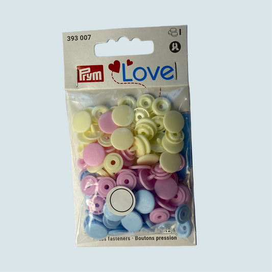 Snaps Multicolores pastel Prym