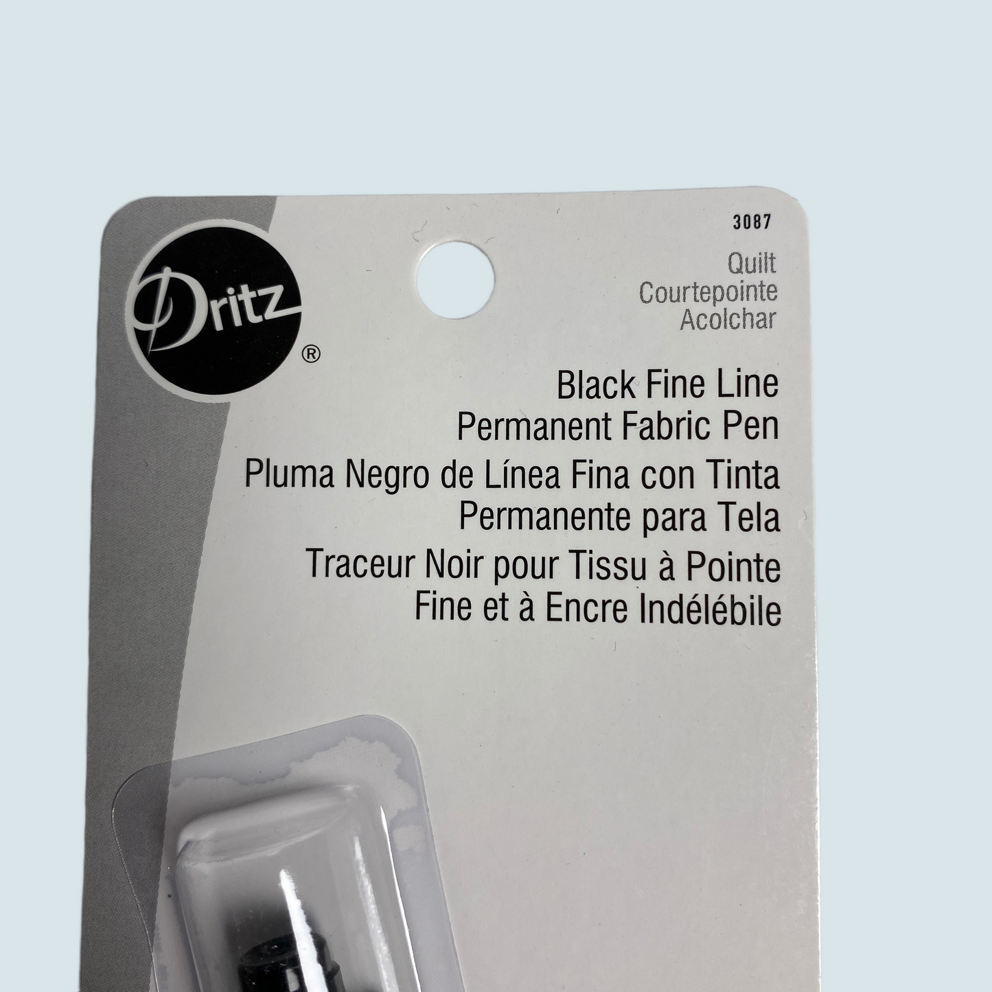 Marcador permanente para telas punta fina