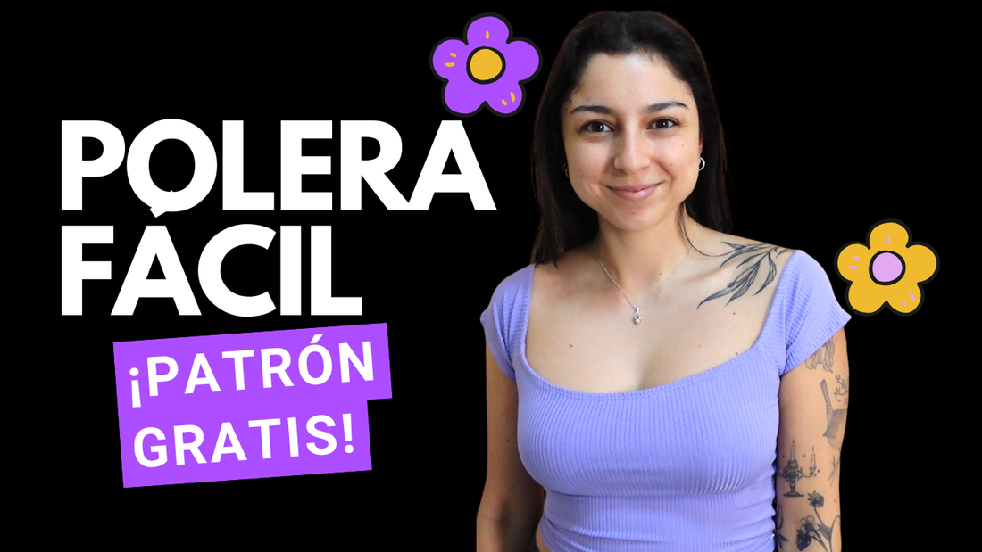 Tutorial Top con  hombro descubierto - Con molde GRATIS - Polera DIY
