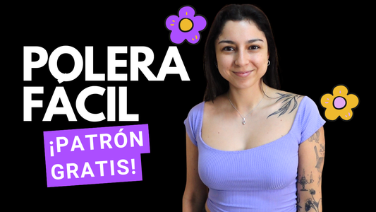 Tutorial Top con  hombro descubierto - Con molde GRATIS - Polera DIY