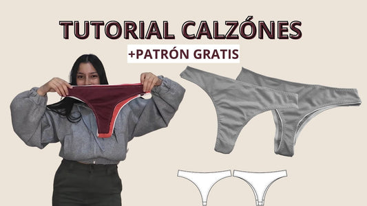 Como hacer calzones/ Tutorial de Lencería paso a paso/ +PATRON GRATIS / Tallas 34/36/38/40/42
