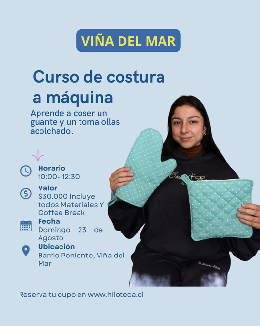 Clase de Costura Accesorios de Cocina (23 de Agosto) 10:00 Viña del Mar