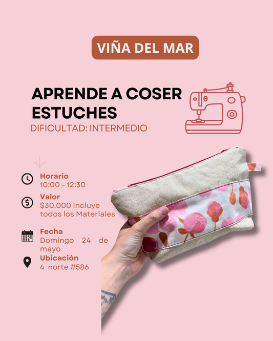 Clase de Costura de Estuche (24 de Mayo) 10:00