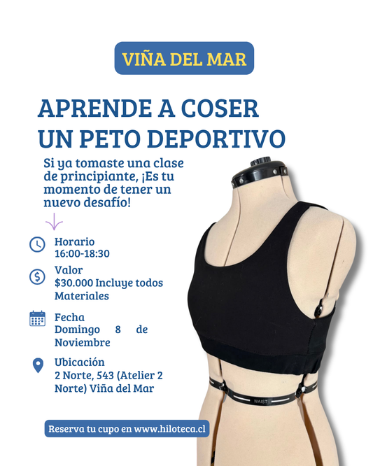 Clase de Peto Deportivo - Viña del Mar - 8 Noviembre 16:00