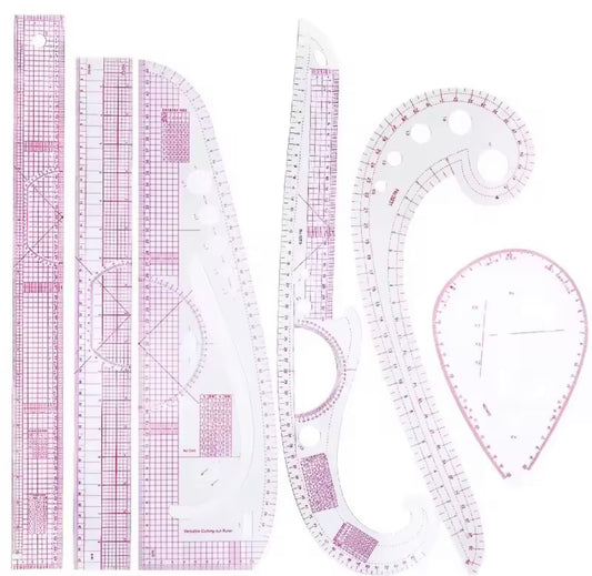 Set de reglas de modista